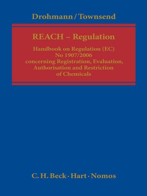 cover image of The REACH Regulation